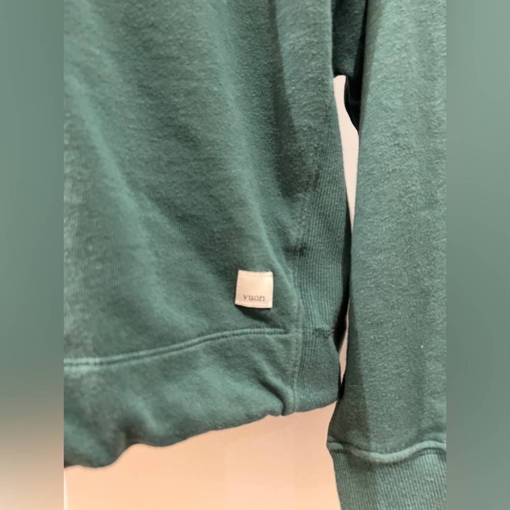 Vuori Sunnyside 100% Cotton French Terry Hoodie Cactus Women's XL - Picture 8 of 11